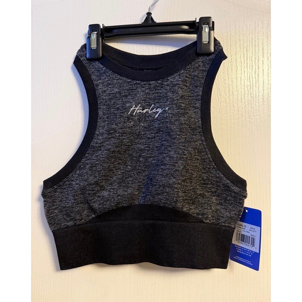 NEW Hurley Women Sports Workout Bra Small Yoga Surf Jogging Athletic Wear